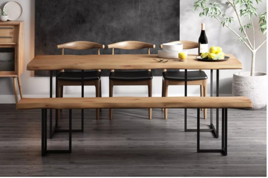 ARDYNAMIC EDGE DINING TABLEAR Dynamic CaCrafted to Perfection: Our Solid Wood Dining Table – Where Beauty Meets Durability
Solid Pine Wood Dining Table 

Dimensions: 63inch x 35.5inch x 29.5 inchARDYNAMIC EDGE DINING TABLEAR Dynamic Ca