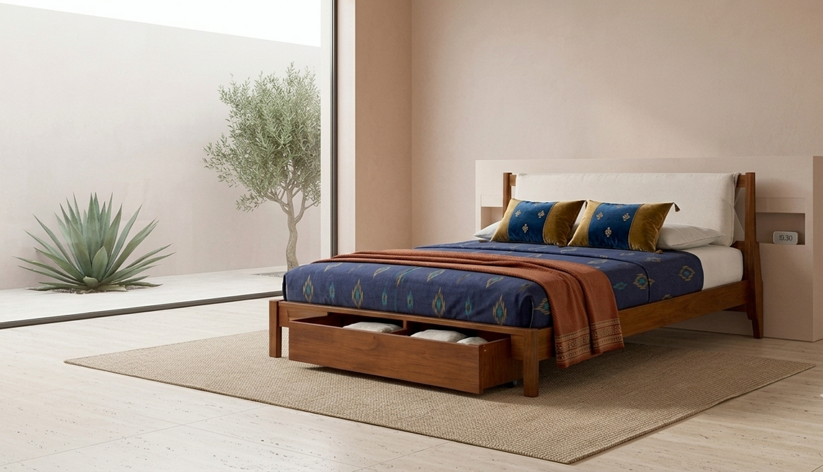 ALDER Storage Bed