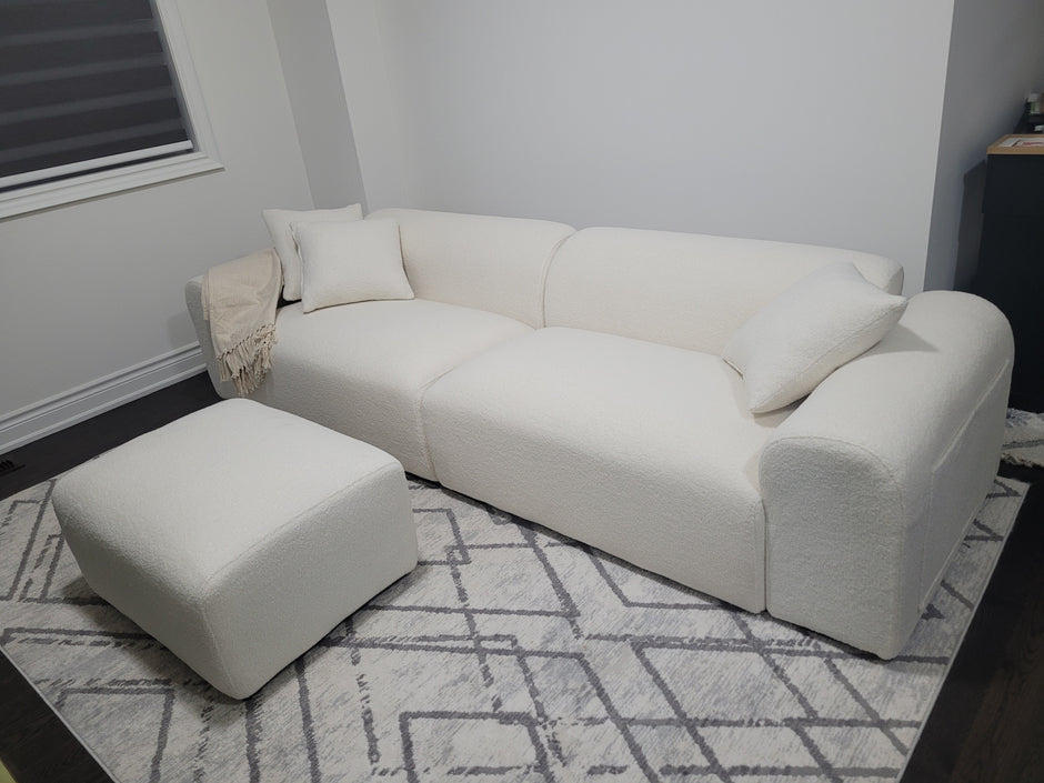 The Cloud Lounge – Teddy Fleece Modular Sofa