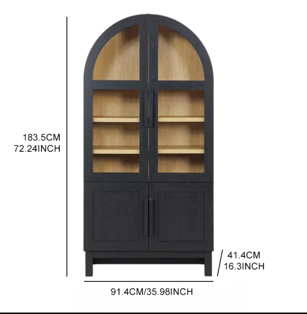 ARDYNAMIC Arc Cabinet, Oak Finish