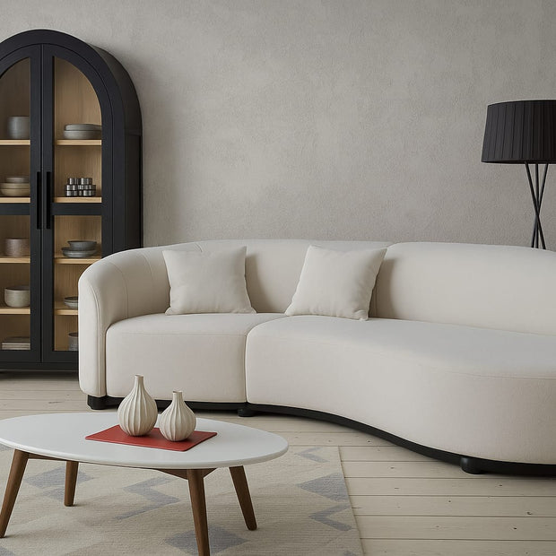Soli Crescent Curve Sofa