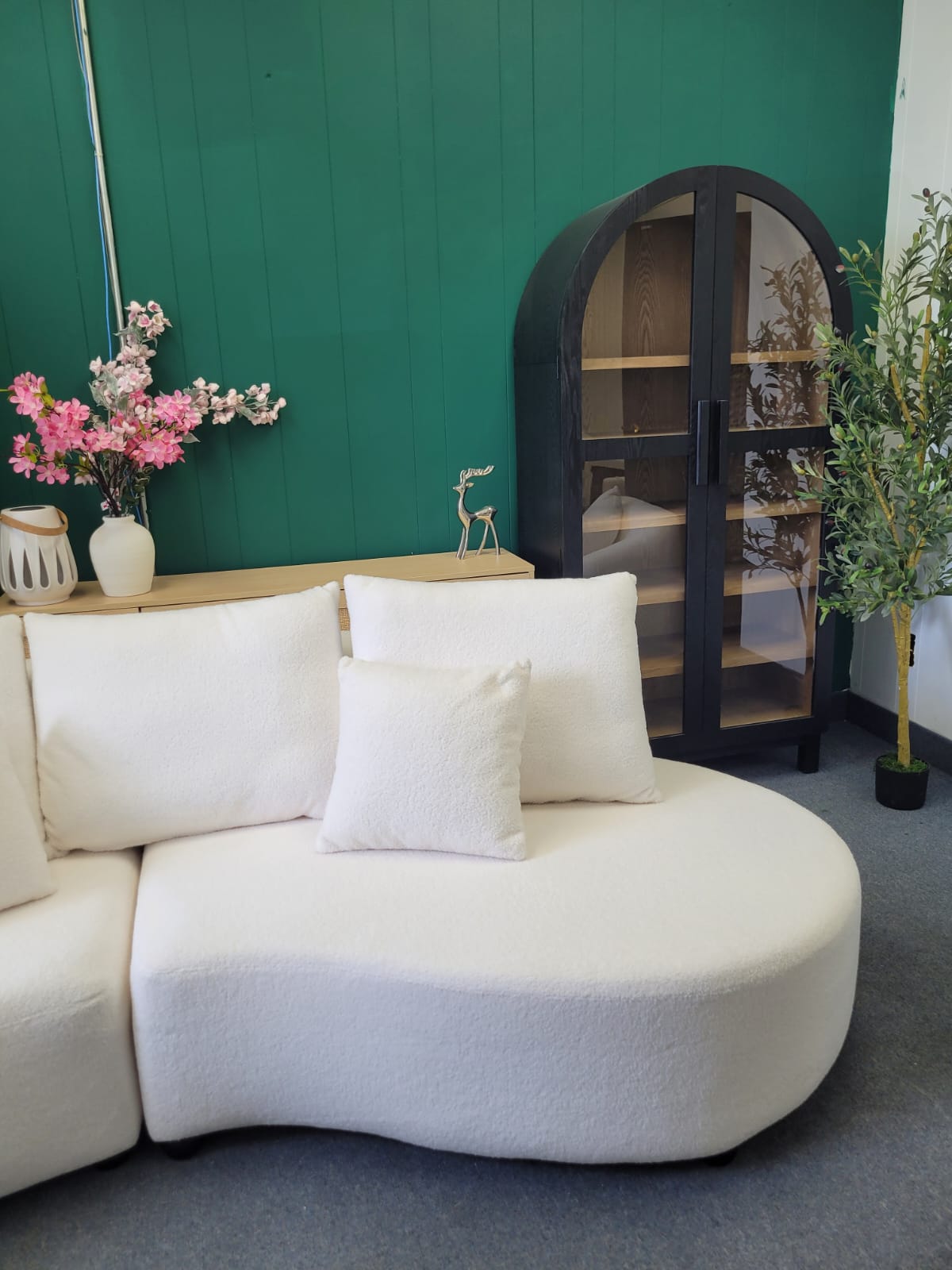 Monaca Crescent Curve Sofa