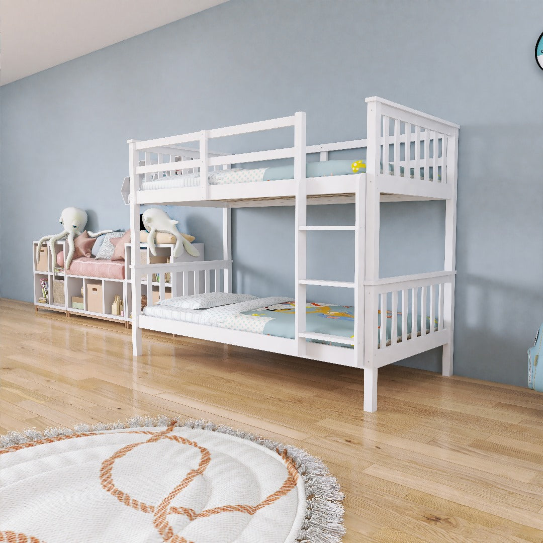 ARDYNAMIC Single Over Single Convertible Bunk BedAR Dynamic CaThe ARDYNAMIC Single Over Single Convertible Bunk Bed brings traditional style to your child's room. It features breezy slatted style headboards and foot boards and Bunk bedsSingle Convertible Bunk BedAR Dynamic Ca