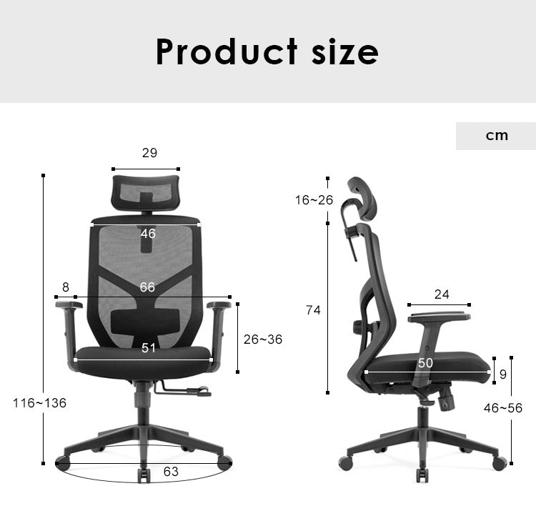 ALRina-H Ergonomic Home Office ChairAR Dynamic Ca"1) New design ergonomic mesh office chair (Full chair passed BIFMA standard, with SGS test report) 2) Mesh back + 2D lumbar support &amp; nylon back frame &amp; 2D OFFICE chairErgonomic Home Office ChairAR Dynamic Ca