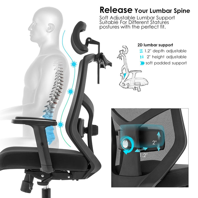 ALRina-H Ergonomic Home Office ChairAR Dynamic Ca