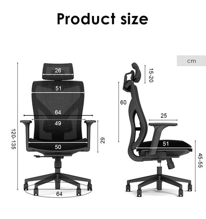 AVRenon-H Ergonomic Home Office ChairAR Dynamic Ca"1) High back new model swivel mesh office chair 2) Mesh back + PP with fiber back frame + 2D headrest with height &amp; angle adjustable + height adjustable lumbar OFFICE chairErgonomic Home Office ChairAR Dynamic Ca