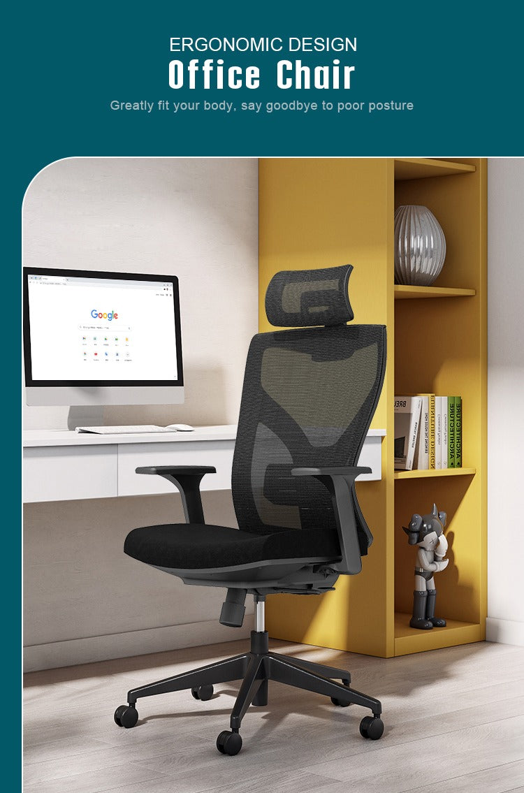 AVRenon-H Ergonomic Home Office ChairAR Dynamic Ca"1) High back new model swivel mesh office chair 2) Mesh back + PP with fiber back frame + 2D headrest with height &amp; angle adjustable + height adjustable lumbar OFFICE chairErgonomic Home Office ChairAR Dynamic Ca