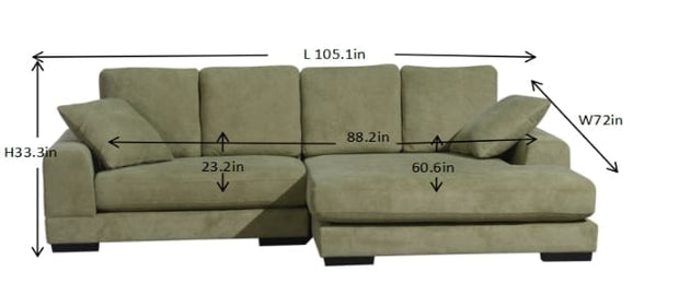 Haven Reversible Sectional