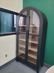 Arch Cabinet, Black Finish