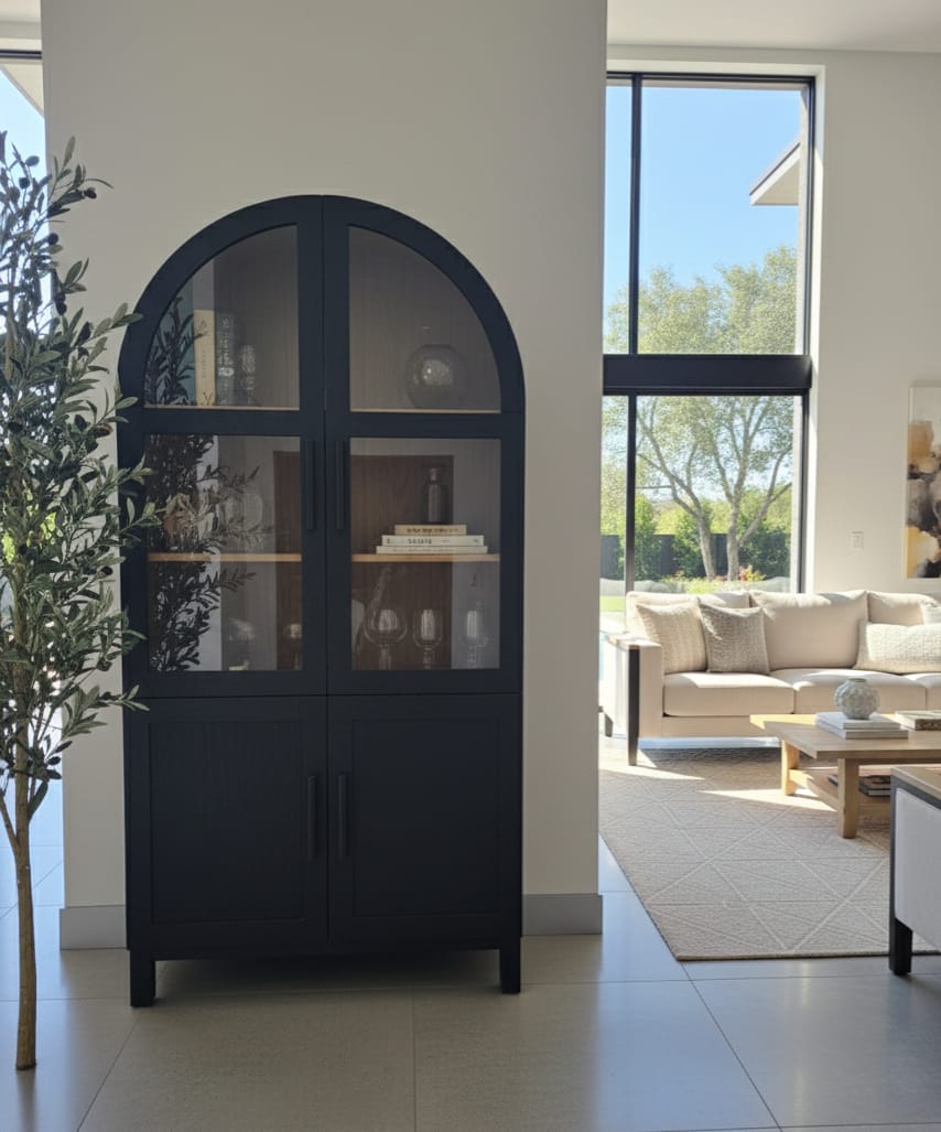 ARDYNAMIC Arch Cabinet, Black Finish