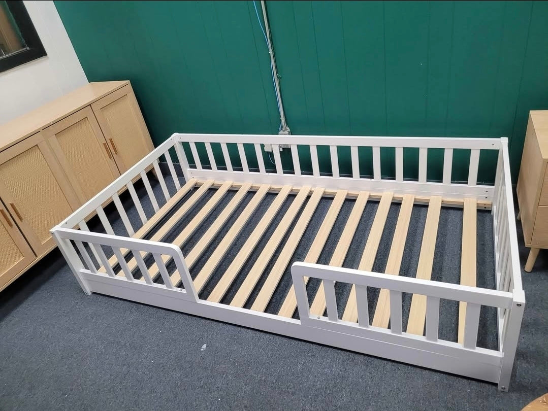 Willow Montessori Floor Bed – Solid Pine Wood