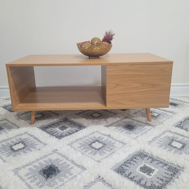 Mid-Century Rectangular Coffee TableAR Dynamic Ca【Modern Rustic Style】The natural wood color and wood texture design make this rectangular coffee table naturally rustic and full of natural charm. Can match your varLiving RoomMid-Century Rectangular Coffee TableAR Dynamic Ca