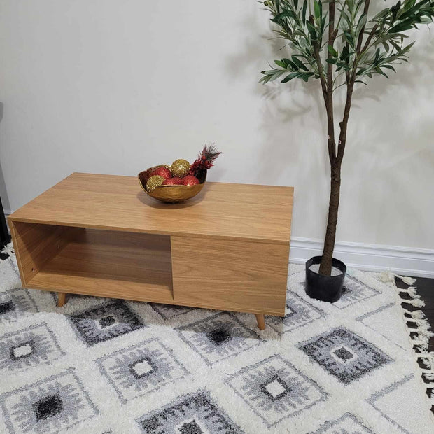Mid-Century Rectangular Coffee TableAR Dynamic Ca【Modern Rustic Style】The natural wood color and wood texture design make this rectangular coffee table naturally rustic and full of natural charm. Can match your varLiving RoomMid-Century Rectangular Coffee TableAR Dynamic Ca
