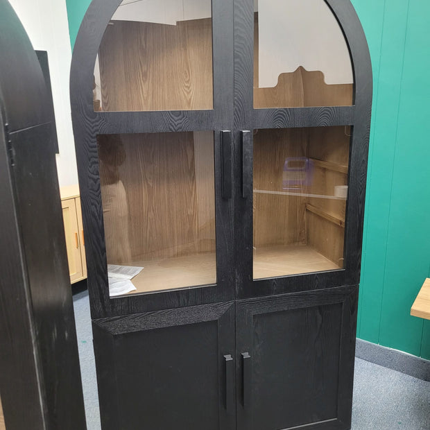 ARDYNAMIC Arch Cabinet, Oak Finish