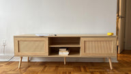 RATTAN MEDIA CONSOLE / TV STAND