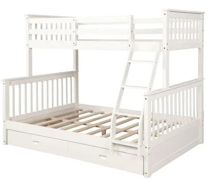 ARDYNAMIC Single Over Double Convertible Bunk Bed with DrawersAR Dynamic CaThe ARDYNAMIC Single Over Double Convertible Bunk Bed brings traditional style to your child's room. It features breezy slatted style headboards and foot boards and Bunk bedsDouble Convertible Bunk BedAR Dynamic